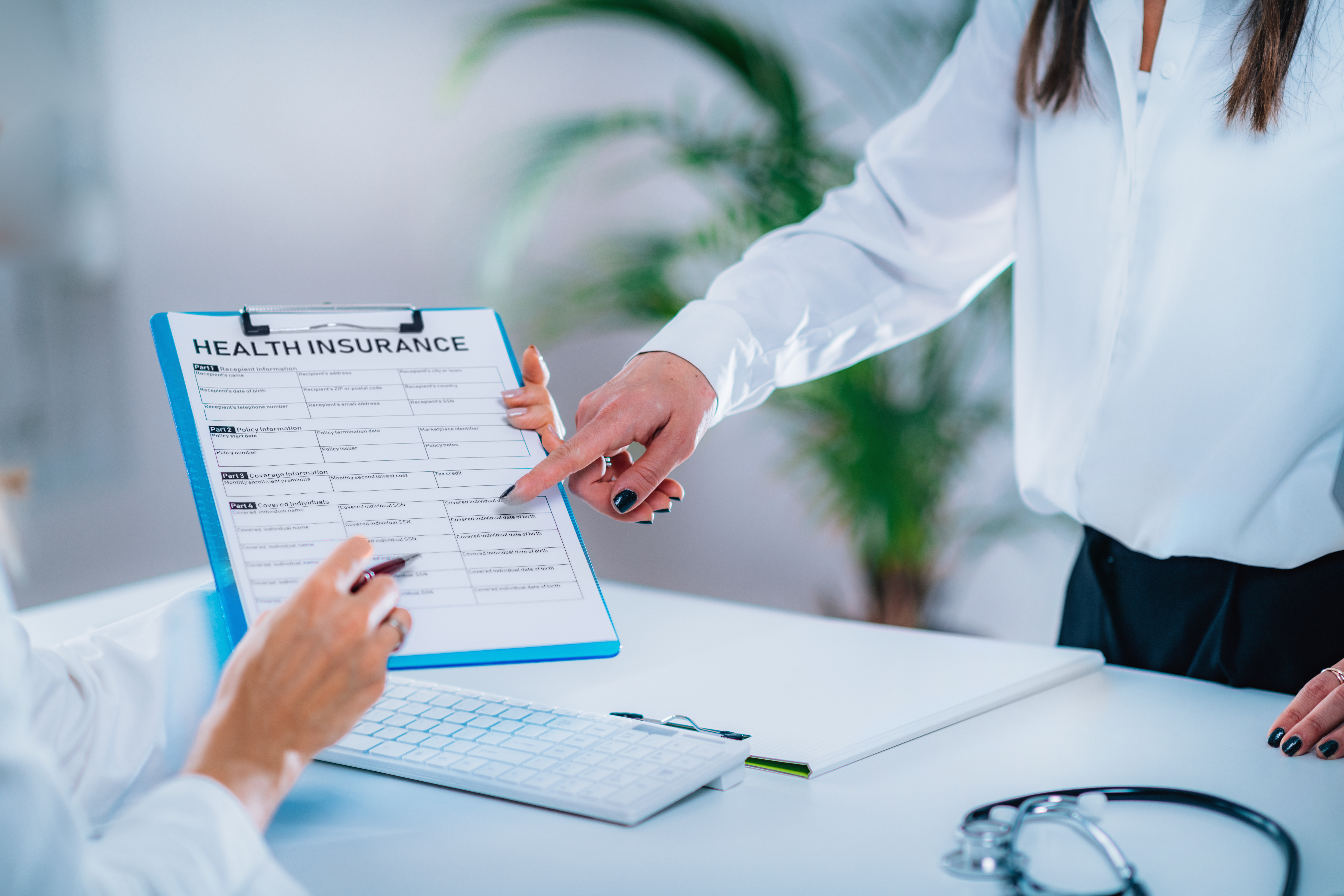 Formulario de reclamo de seguro médico